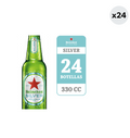 24x Cerveza Heineken Silver 4.0° Botella 330cc