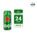 24x Cerveza Heineken 5.0° Lata 470cc
