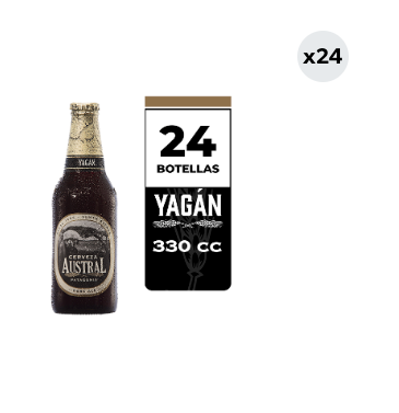 24x Cerveza Austral Yagán 5.0° Botella 330cc
