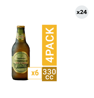 24x Cerveza Kunstmann Lager Sin Filtrar 5.8° Botella 330cc