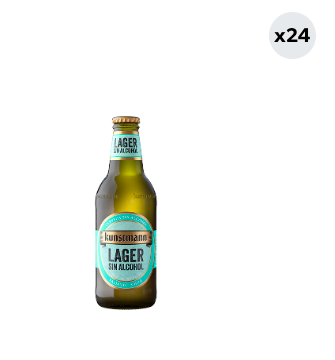24x Cerveza Kunstmann Sin Alcohol Botella 330cc