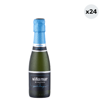 24x Espumante Viñamar Brut Unique 187cc