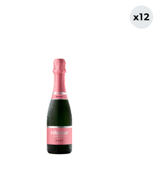 12x Espumante Viñamar Rosé 375cc