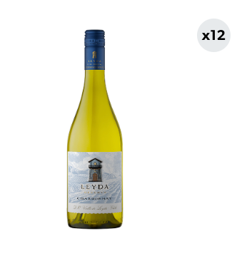 12x Vino Leyda Reserva Chardonnay 750cc