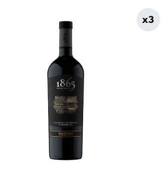 3x Vino 1865 Double Barrel Cabernet Sauvignon 750cc