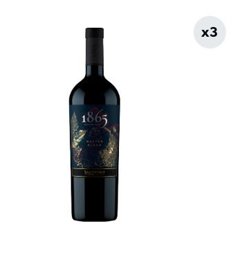 3x Vino 1865 Master Blend 750cc