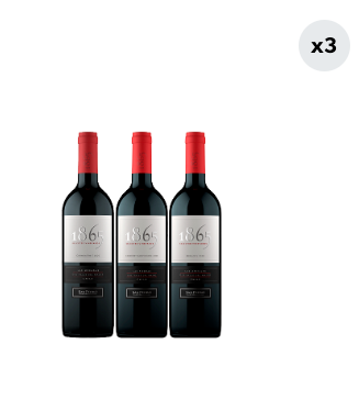 3x Vinos 1865 Cepas 750cc