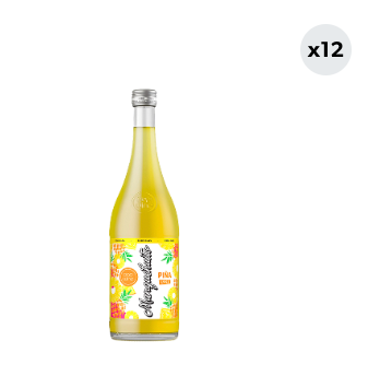 12x Cóctel de Vino Manquehuito Piña 750cc
