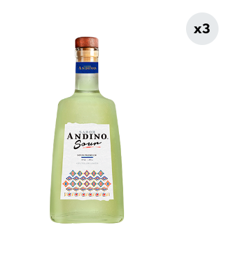 3x Cóctel Sabor Andino Sour 14° 700cc