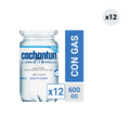 12x Agua Mineral Cachantun Con Gas 600cc