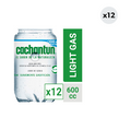 12x Agua Mineral Cachantun Light Gas 600cc