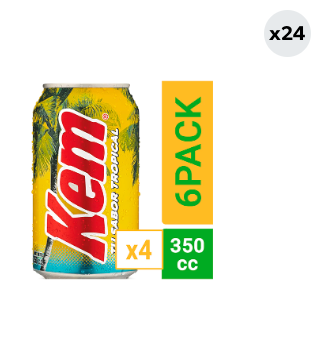 24x Bebida Kem Lata 350cc