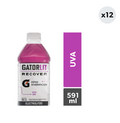 12x Bebida Suero Gatorlit Uva 591cc