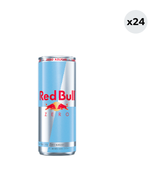 24x Bebida Energética Red Bull Zero 250cc