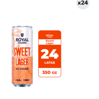 24x Cerveza Royal Guard Sweet 3.5° Lata 350cc