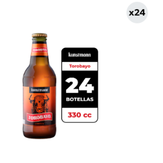 24x Cerveza Kunstmann Torobayo 5.0° Botella 330cc