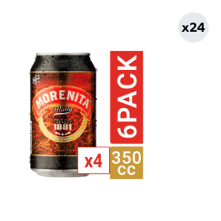 24x Cerveza Morenita 4.6° Lata 350cc